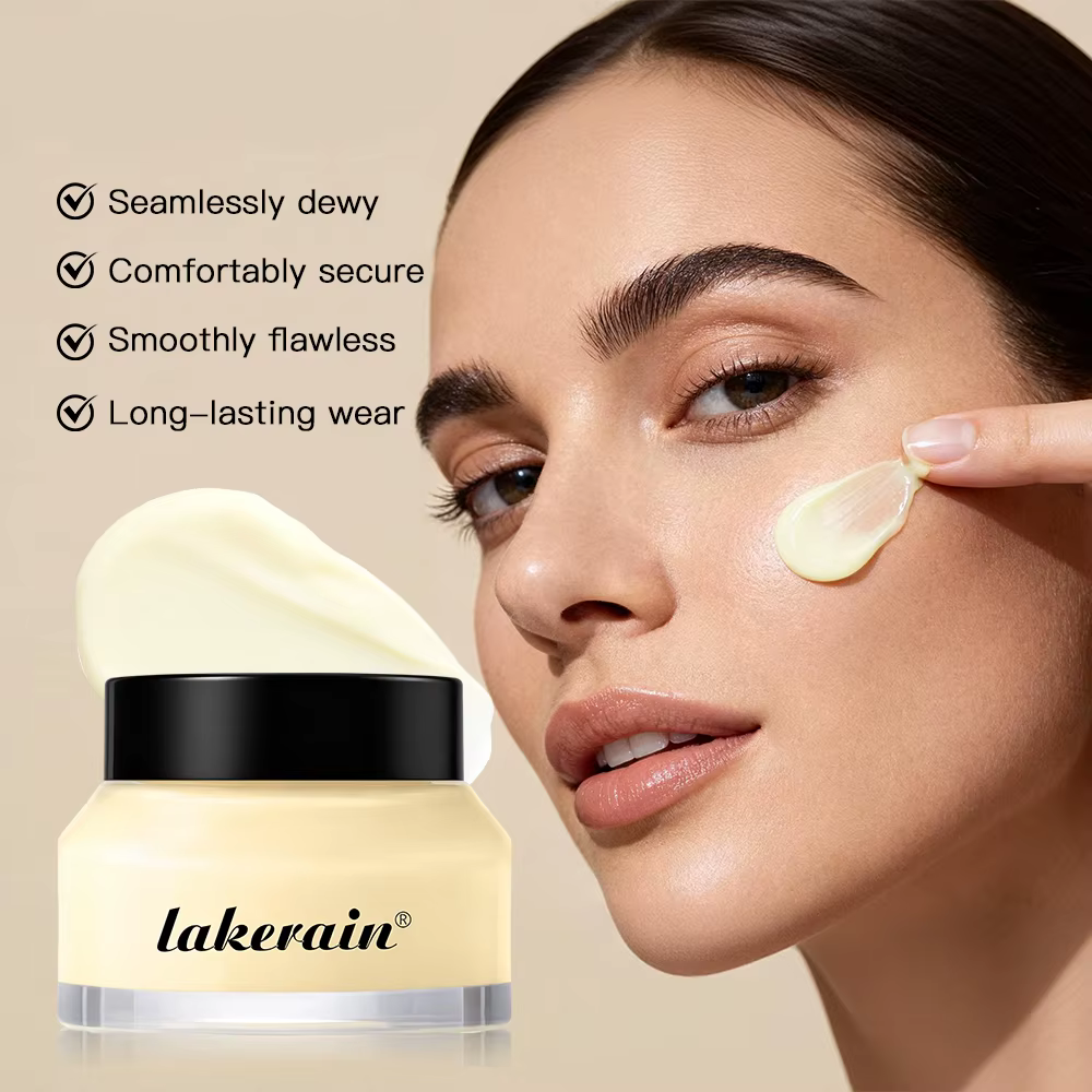 Lakerain Base pour le visage enrichi en vitamines 2 en 1