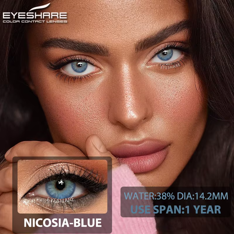 EYESHARE 1 paire de lentilles de Contact de couleur pour les yeux