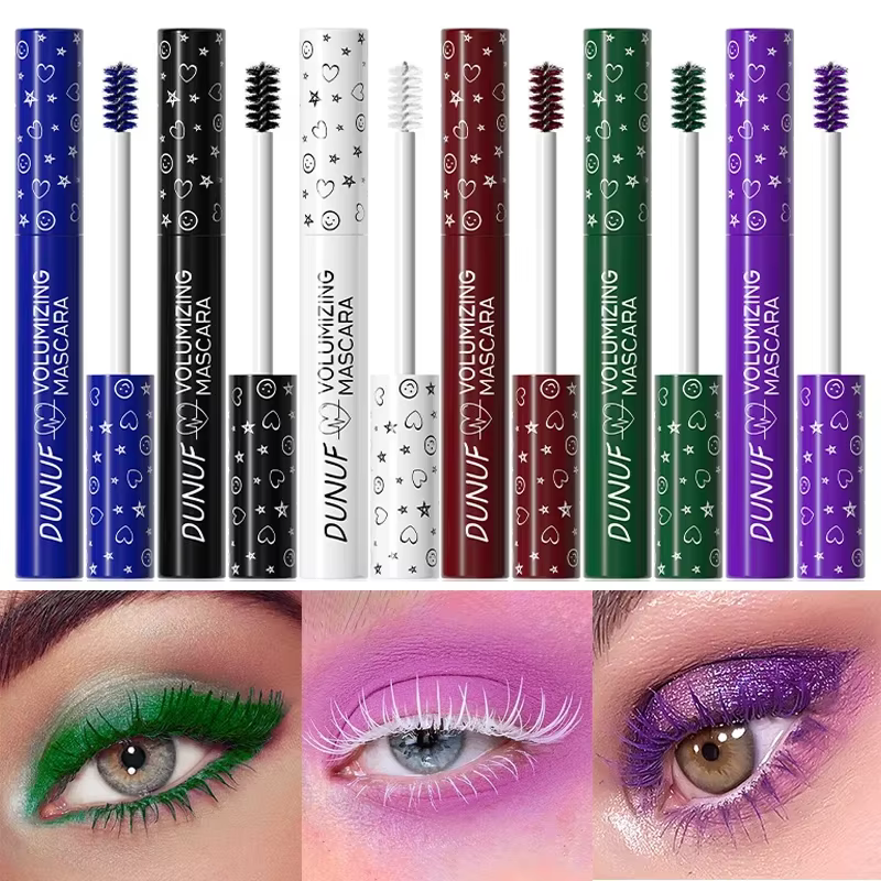 Mascara à friser coloré