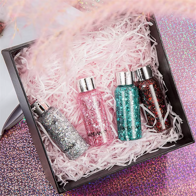Gel à paillettes pour les yeux