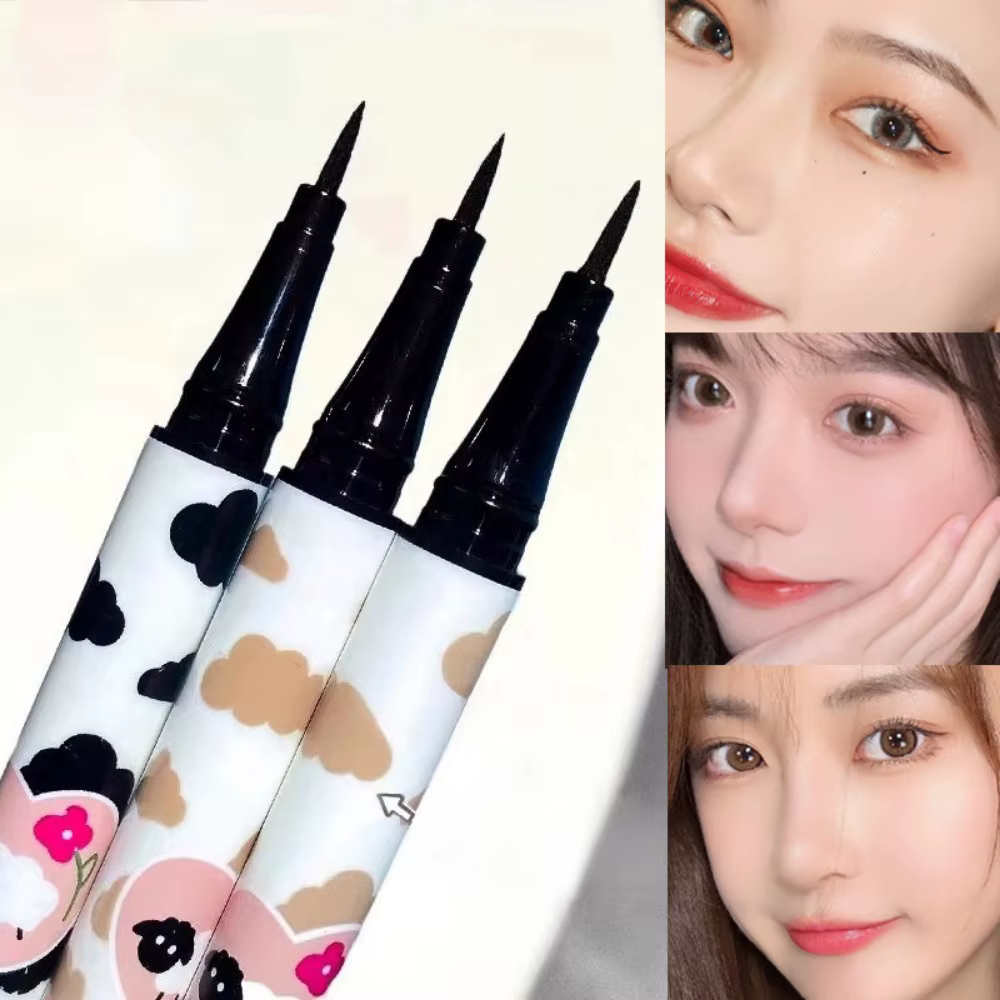 Stylo Eyeliner liquide marron couché