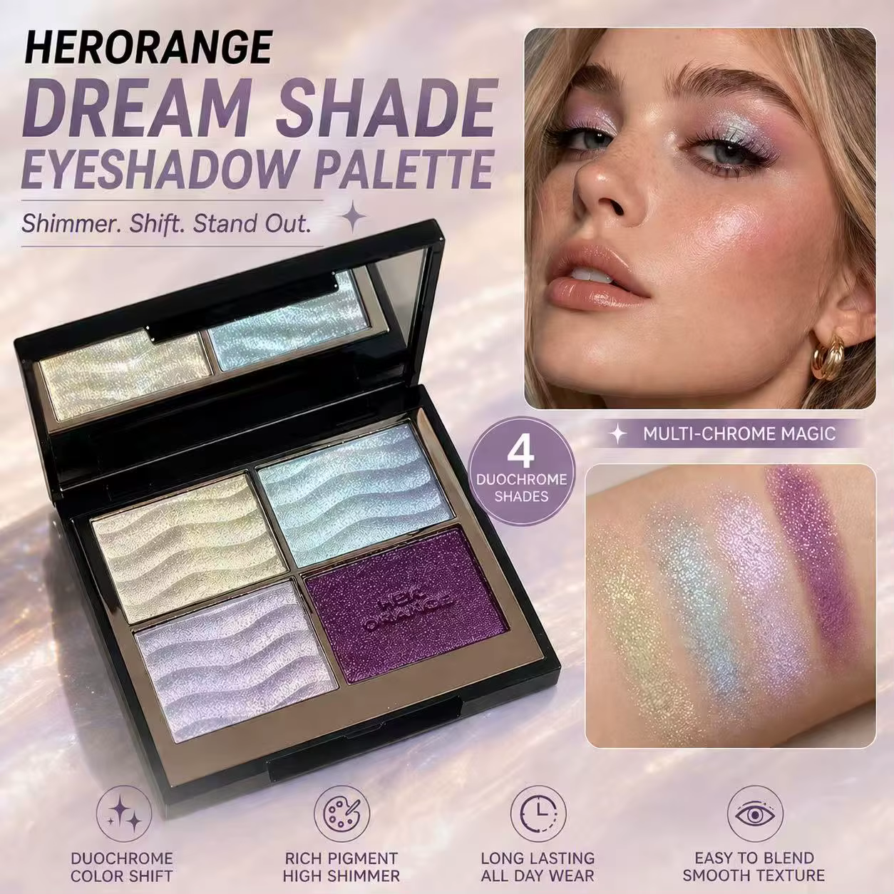 Palette de fards à paupières Herorange