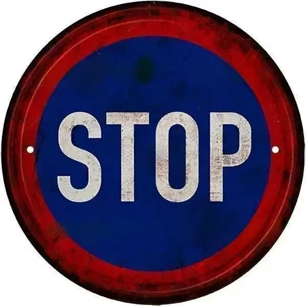Panneau de signalisation de signalisation, limite de vitesse 10.20.30.40.50.60.70.90 Km/h, panneau métallique Vintage en étain, restriction de la circulation, panneau étanche extérieur