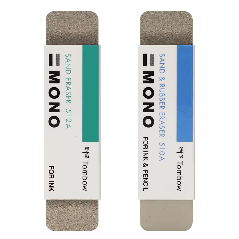 TOMBOW – effaceur de sable et de caoutchouc MONO/512A, pour encre et crayon, fournitures de papeterie artistique et de bureau