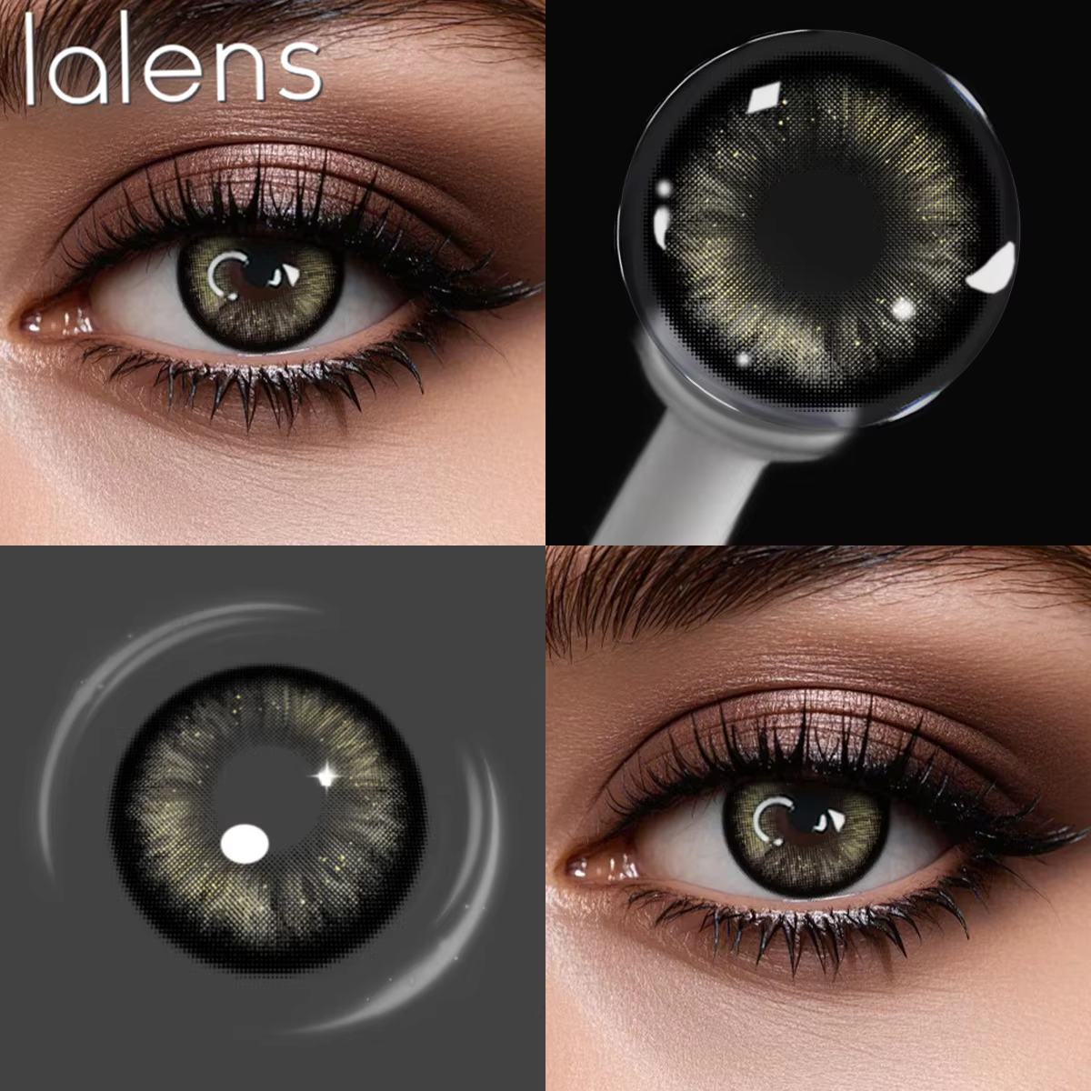 Lentilles de contact colorées Lalens Cleopatra à pupille étroite