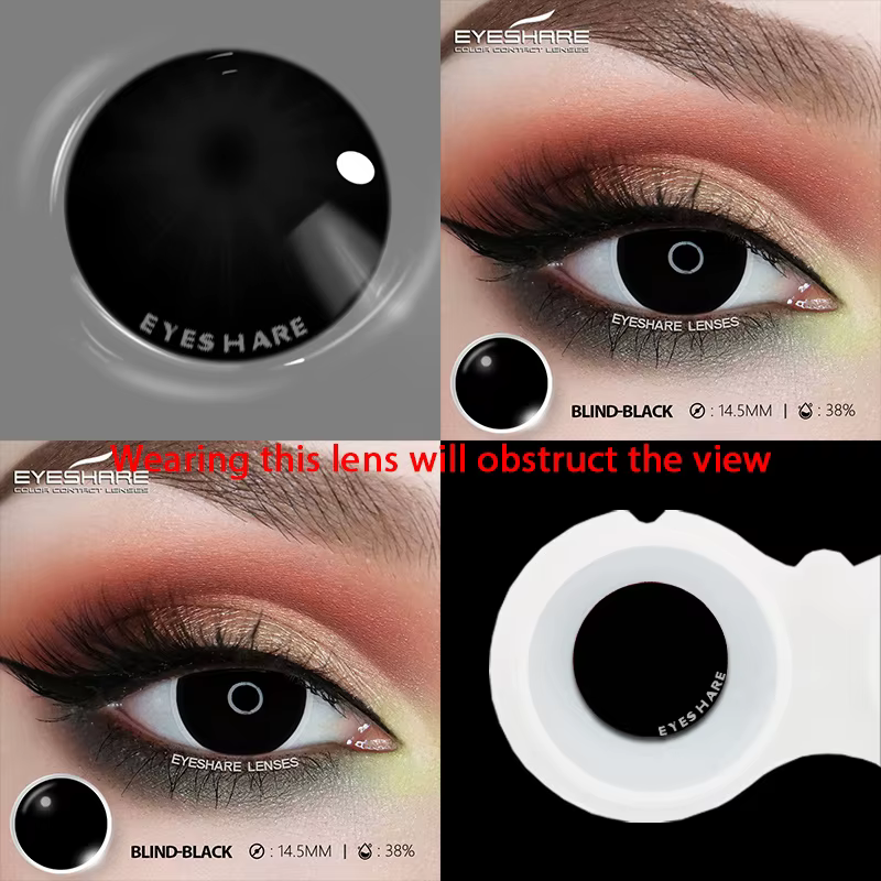 EYESHARE 1 paire de lentilles de Contact de couleur Cosplay pour les yeux