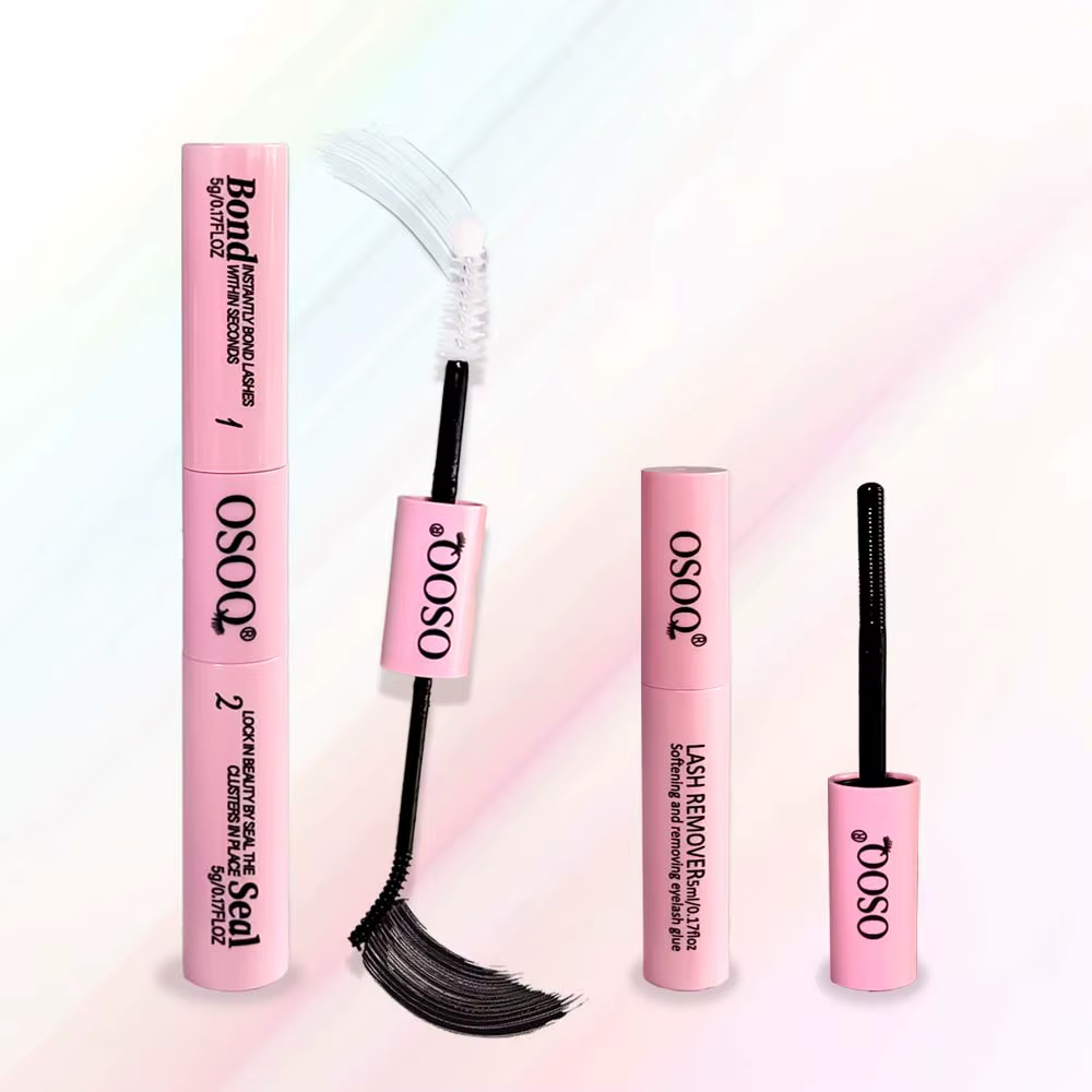 Colle et dissolvant 2-en-1 pour cils