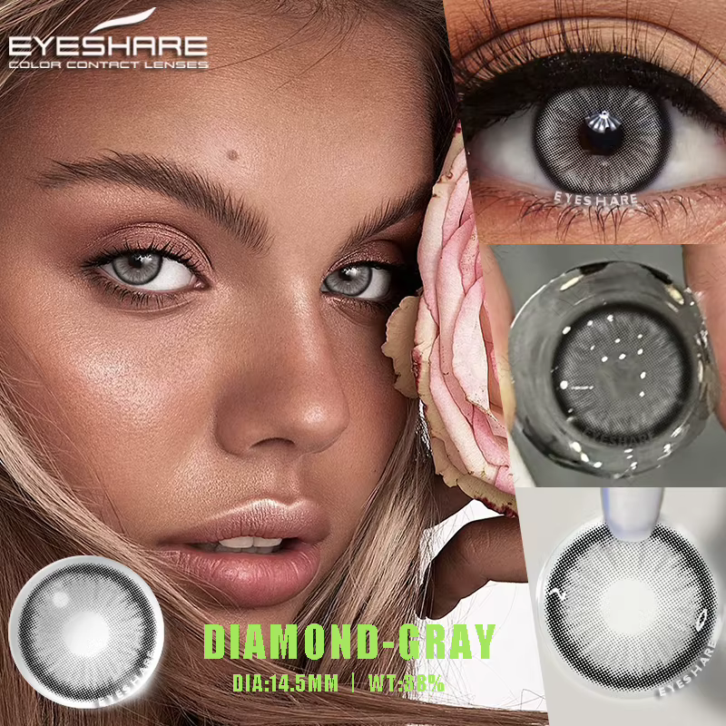 EYESHARE 1 paire de lentilles de Contact colorées pour les yeux