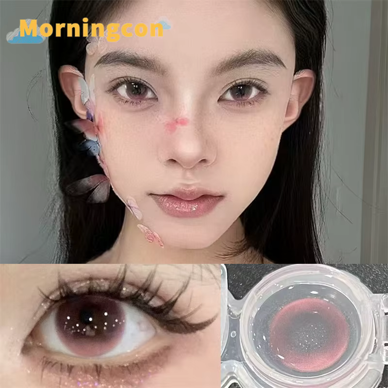 Lentilles de contact annuelles 234 Cherry Blossom Rain Natural Color pour les yeux