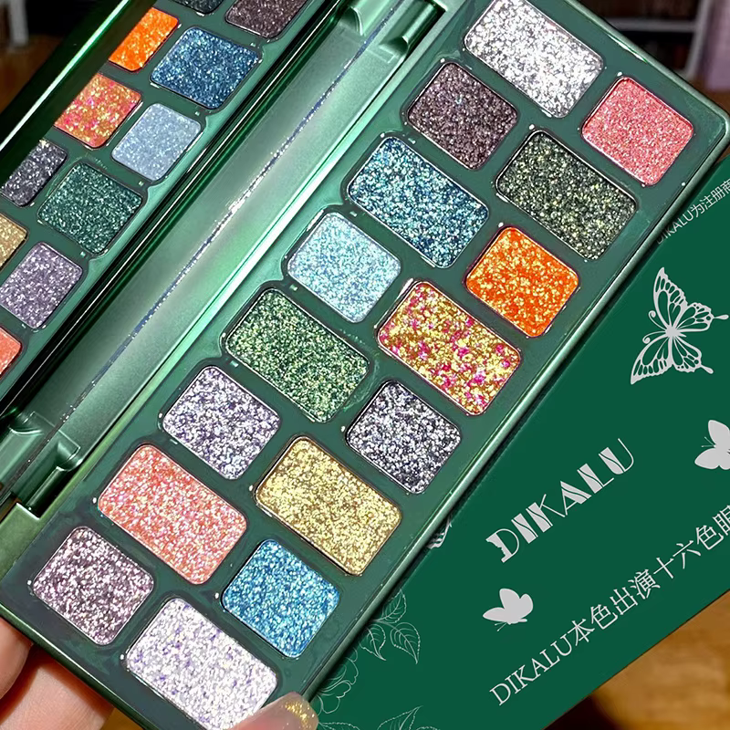Palette de maquillage d'ombre à paupières 16 couleurs