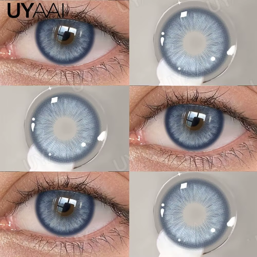 Lentilles de contact colorées UYAAI Beauty : Lentilles bleues