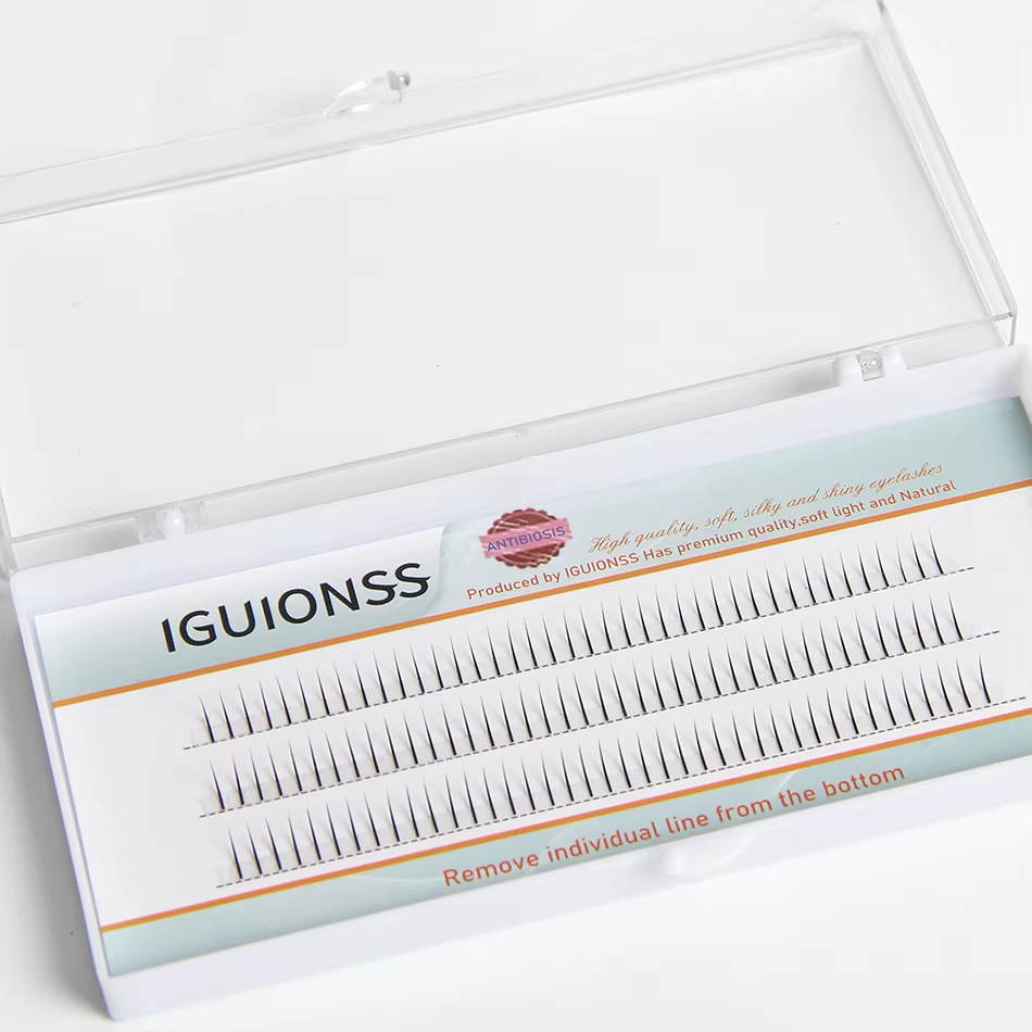 IGUIONSS Cils inférieurs en forme de A (5-6 mm) Extension de faux