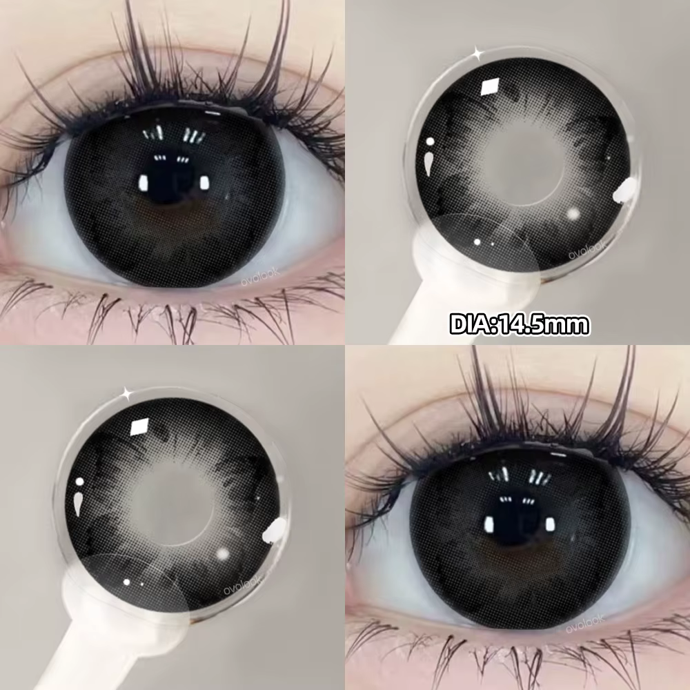2pcs lentilles de Contact de couleur arc-en-ciel pour les yeux Belleza