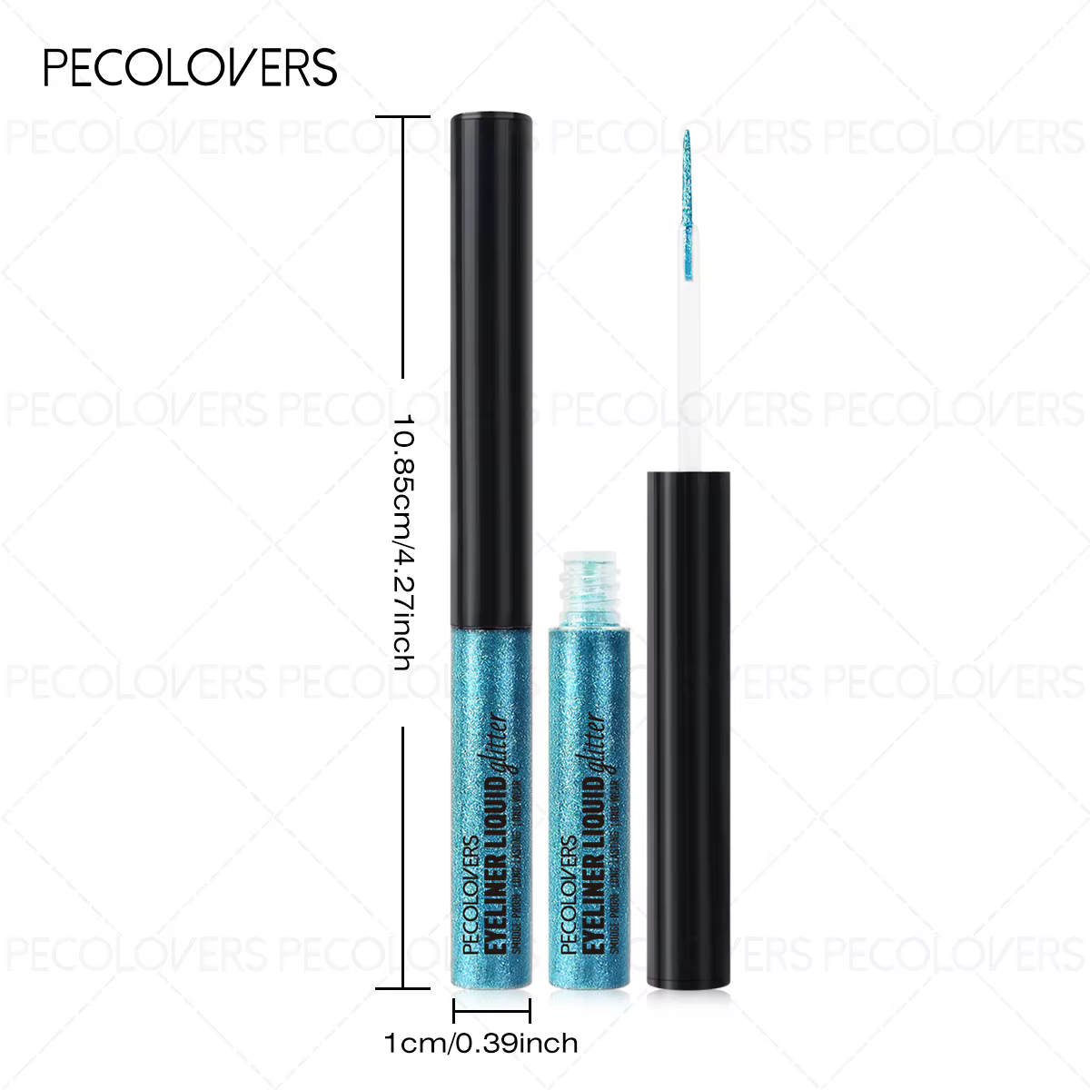 Crayon Eyeliner liquide métallique à paillettes imperméables