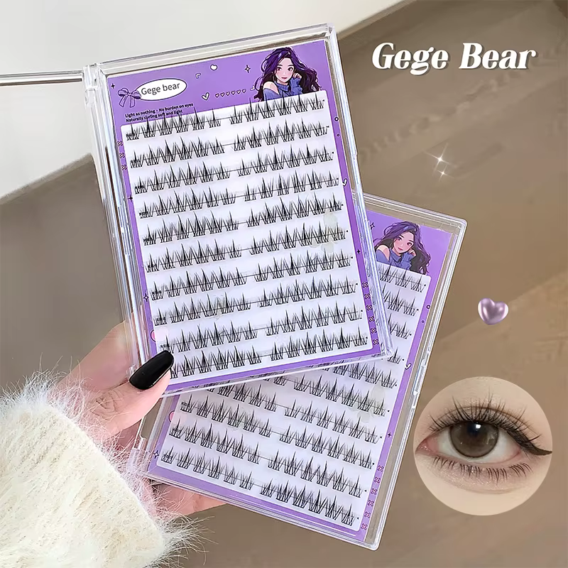 Faux cils Gege "Bear Non Glue": Sunflower