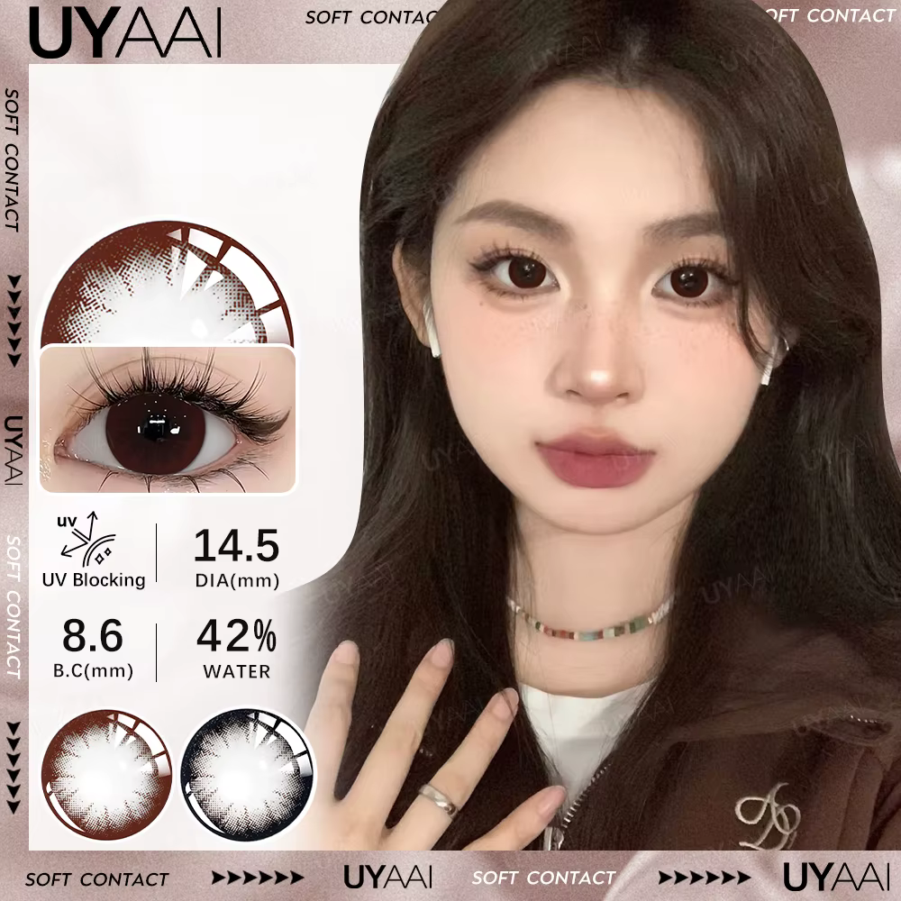 UYAAI 15mm lentilles noires de grand diamètre