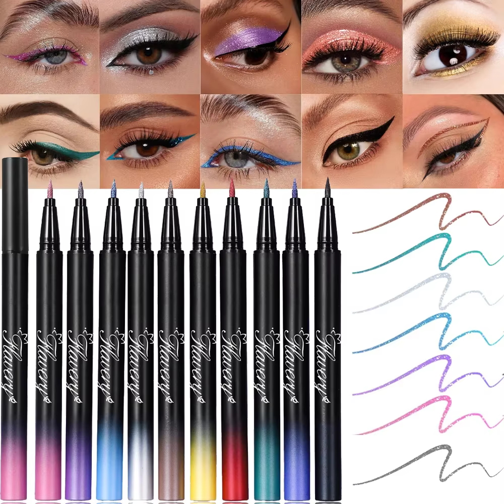 Stylo Eyeliner nacré fumé noir violet