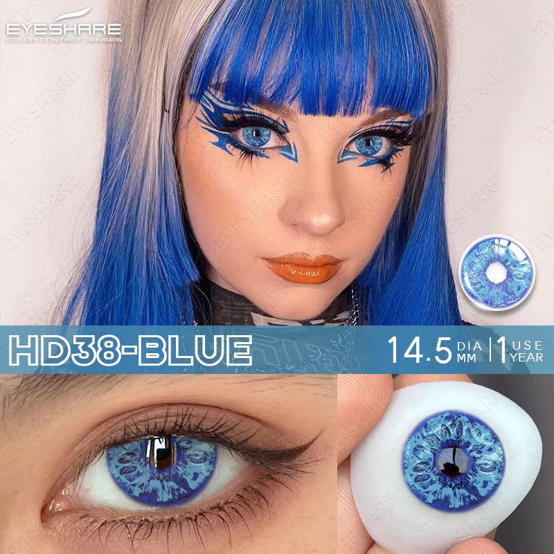 EYESHARE lentilles de contact de couleur pour les yeux 1 paire