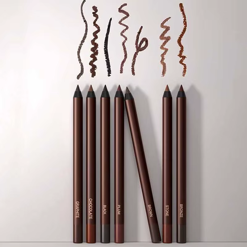 Eyeliner prune pour les yeux verts/bleus/marrons