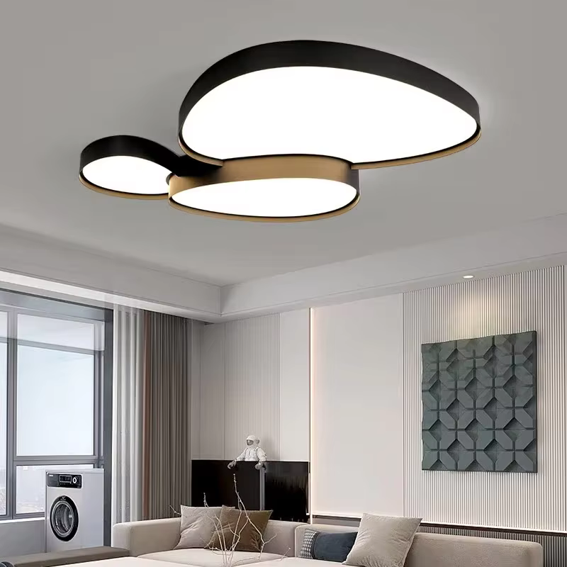 Lampe de plafond pour salon, lustres LED modernes pour salle à manger, chambre à coucher, décoration nordique simple pour la maison, luminaires de plafond LED