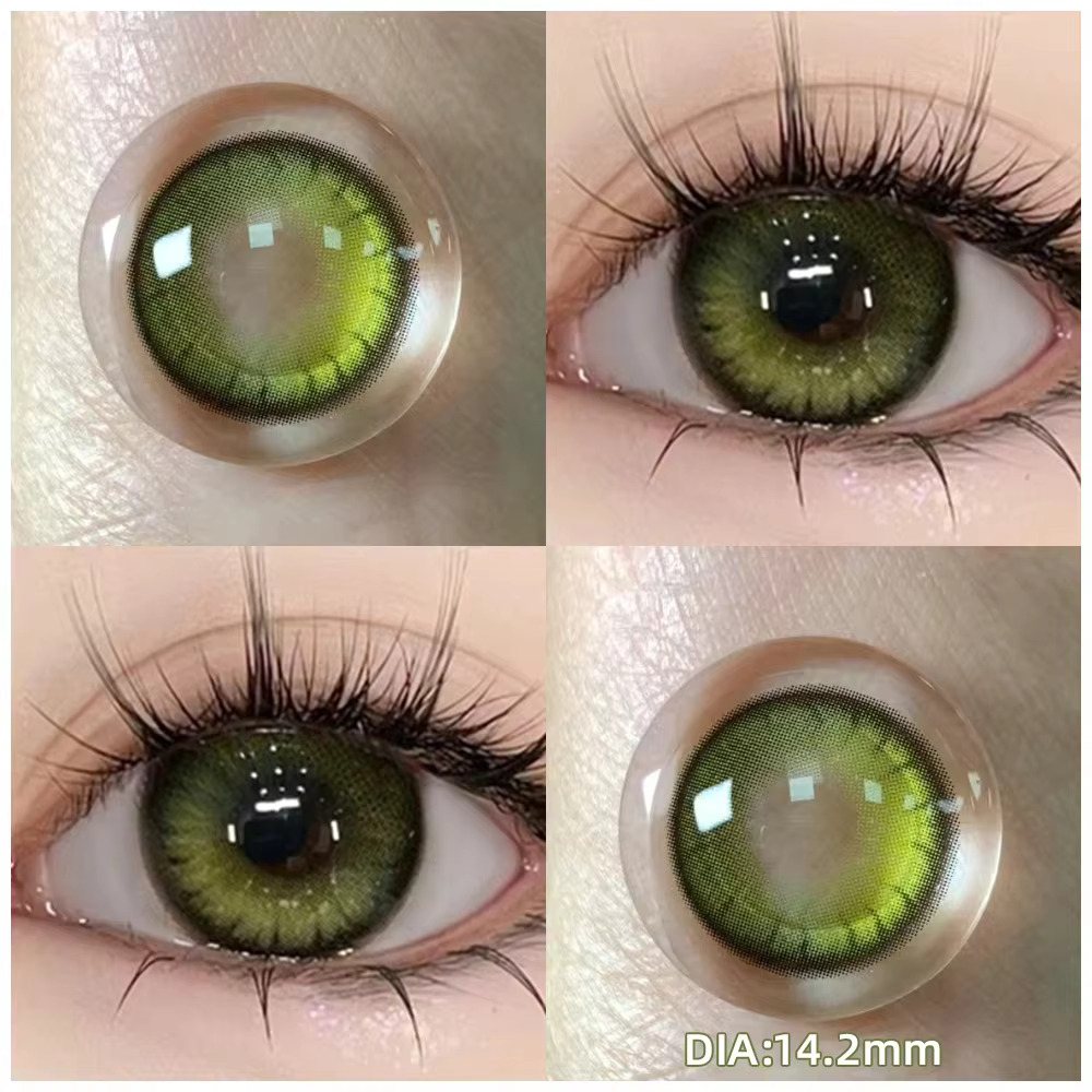 1 Paire (2pcs) Myopie Lentilles De Contact Pour Les Yeux Élèves contrevenants