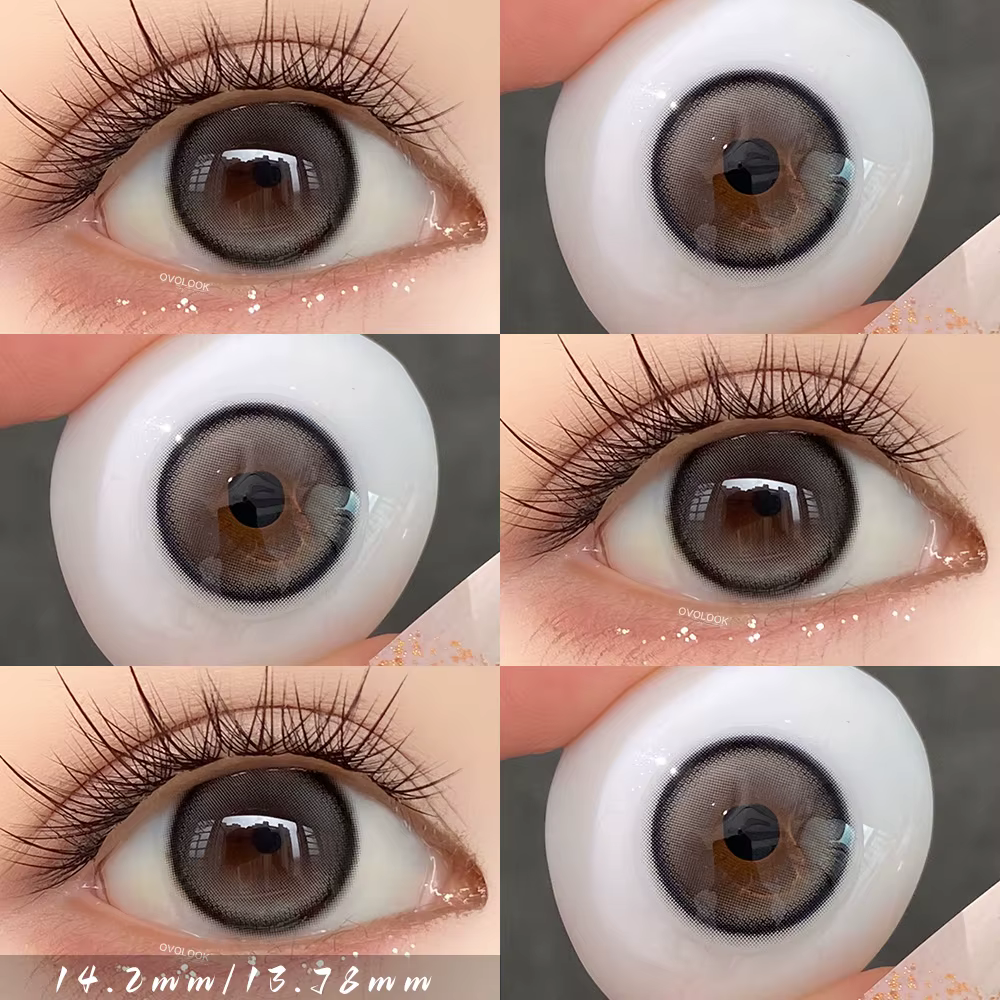 Nouveau 1 paire de lentilles de Contact colorées pour myopie pour les yeux
