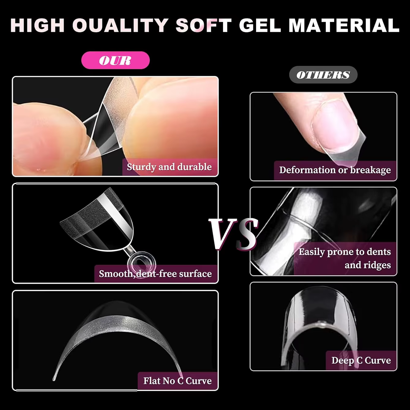 120 pièces- faux ongles transparents en amande courte semi-givrée, ensemble d'art d'ongle blanchissant avec faux ongles amovibles pour les festivals, les fêtes, les données