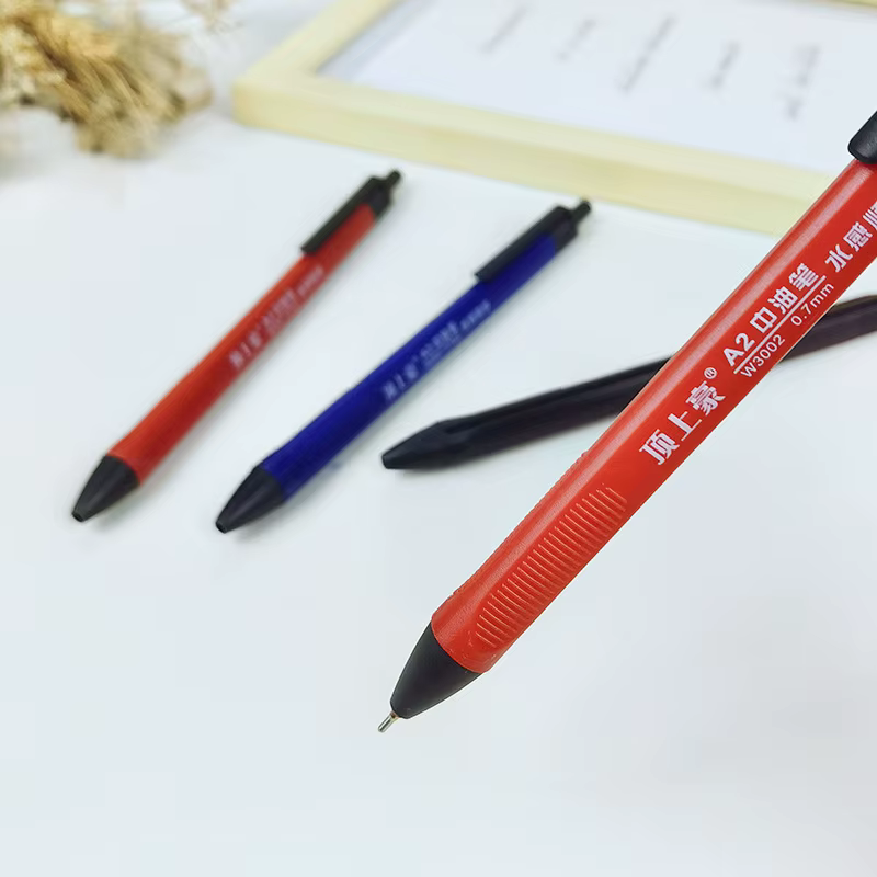 Stylo à bille rétractable Basics stylos à bille noir/bleu/rouge, pointe moyenne 0.7mm pour une écriture fluide, paquet de 10 à 40