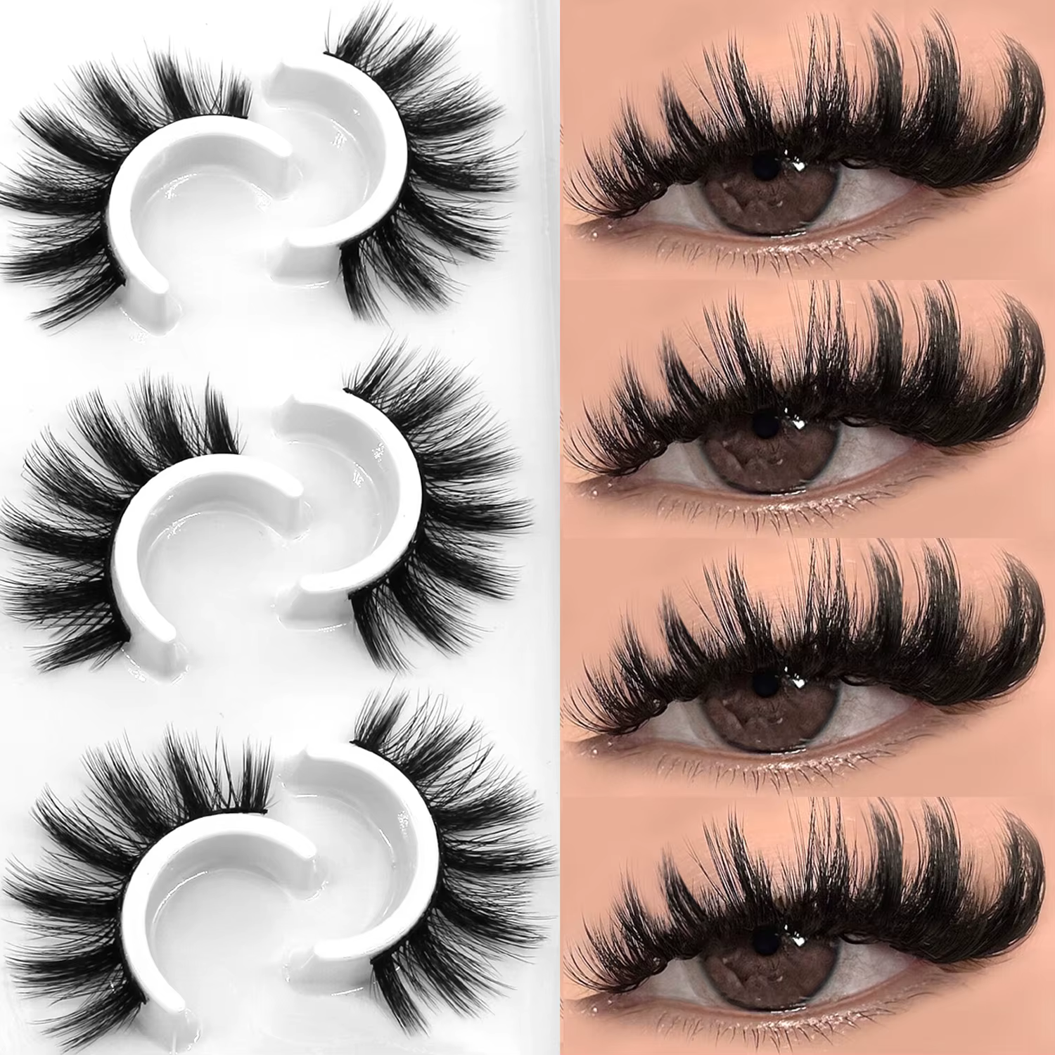 Veltrinay Faux cils 3D vison