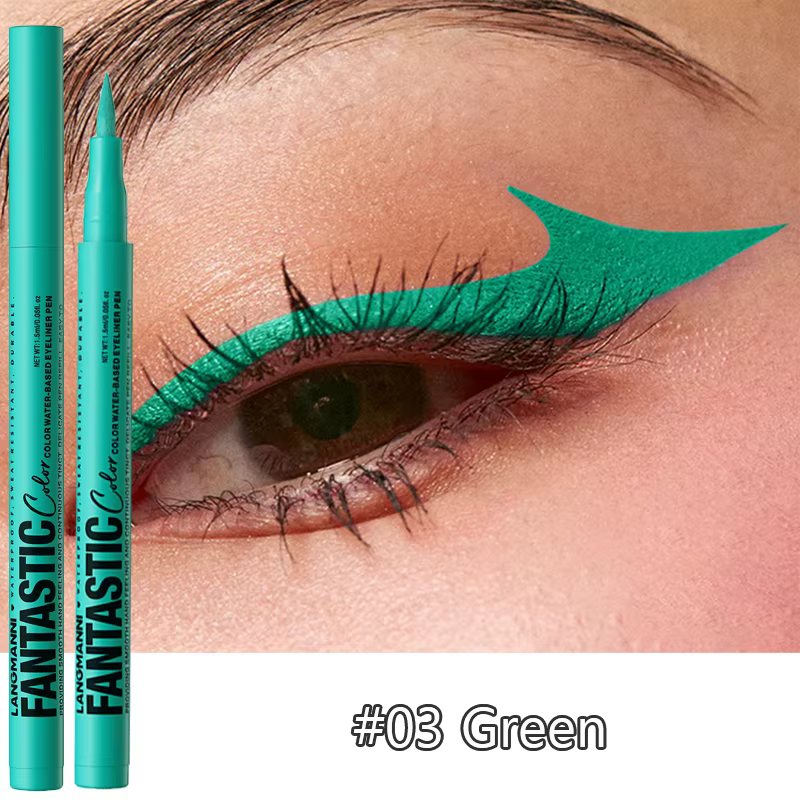 Eyeliner liquide mat violet foncé rouge