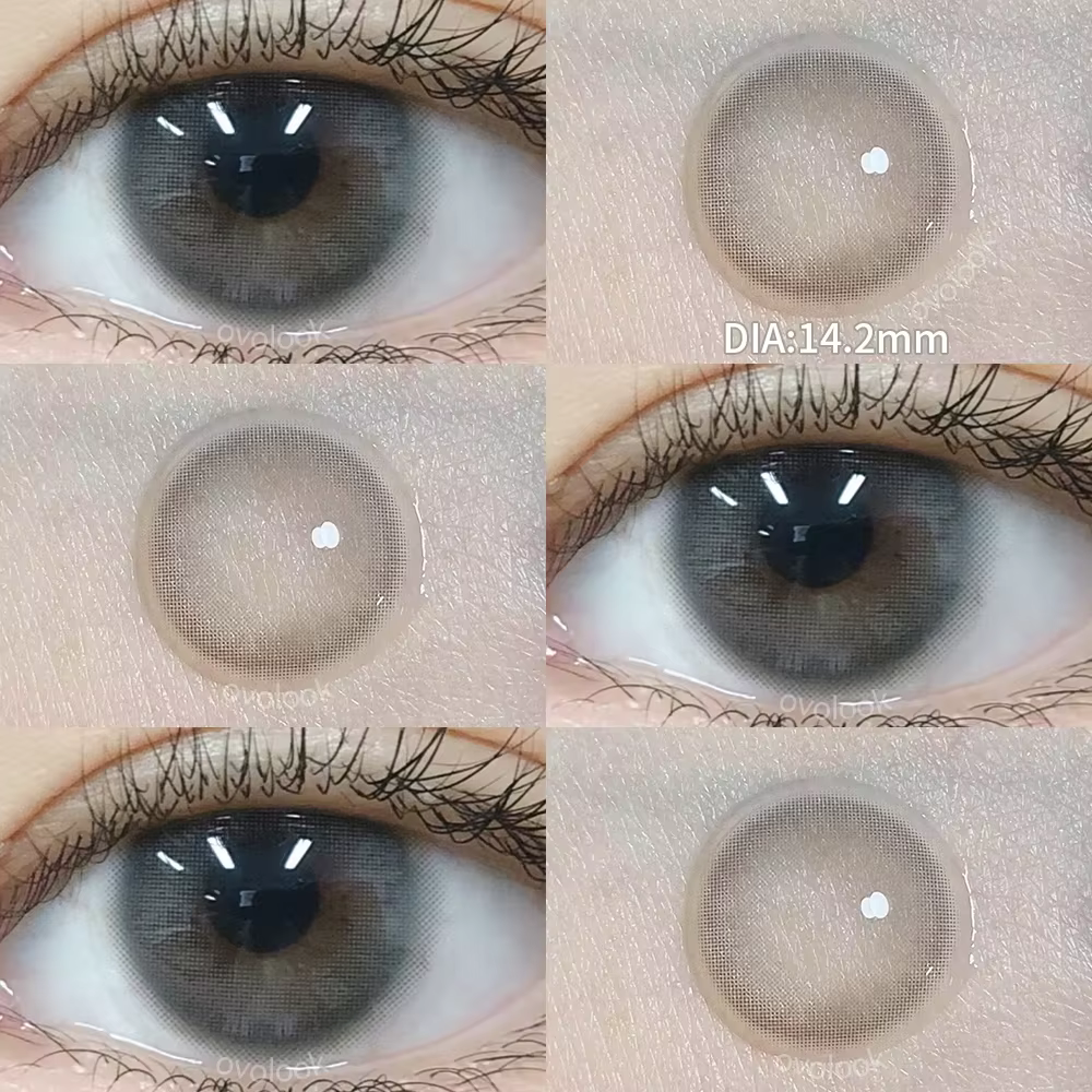 Lentilles de couleur pour les yeux rose