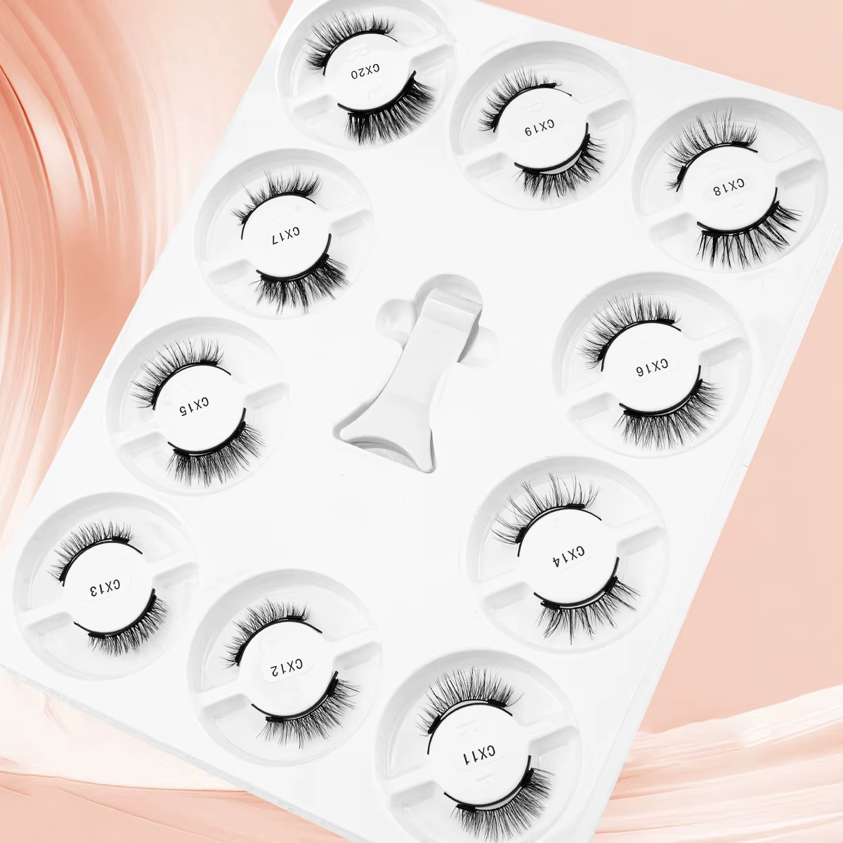 Kit de cils magnétiques 5/10 paires Extension de Faux