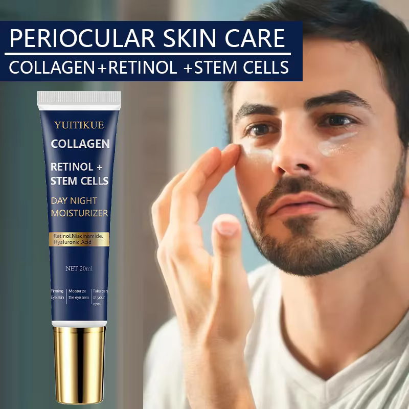 Crème pour les yeux au collagène et au rétinol 20 ml - Hydratant jour et nuit