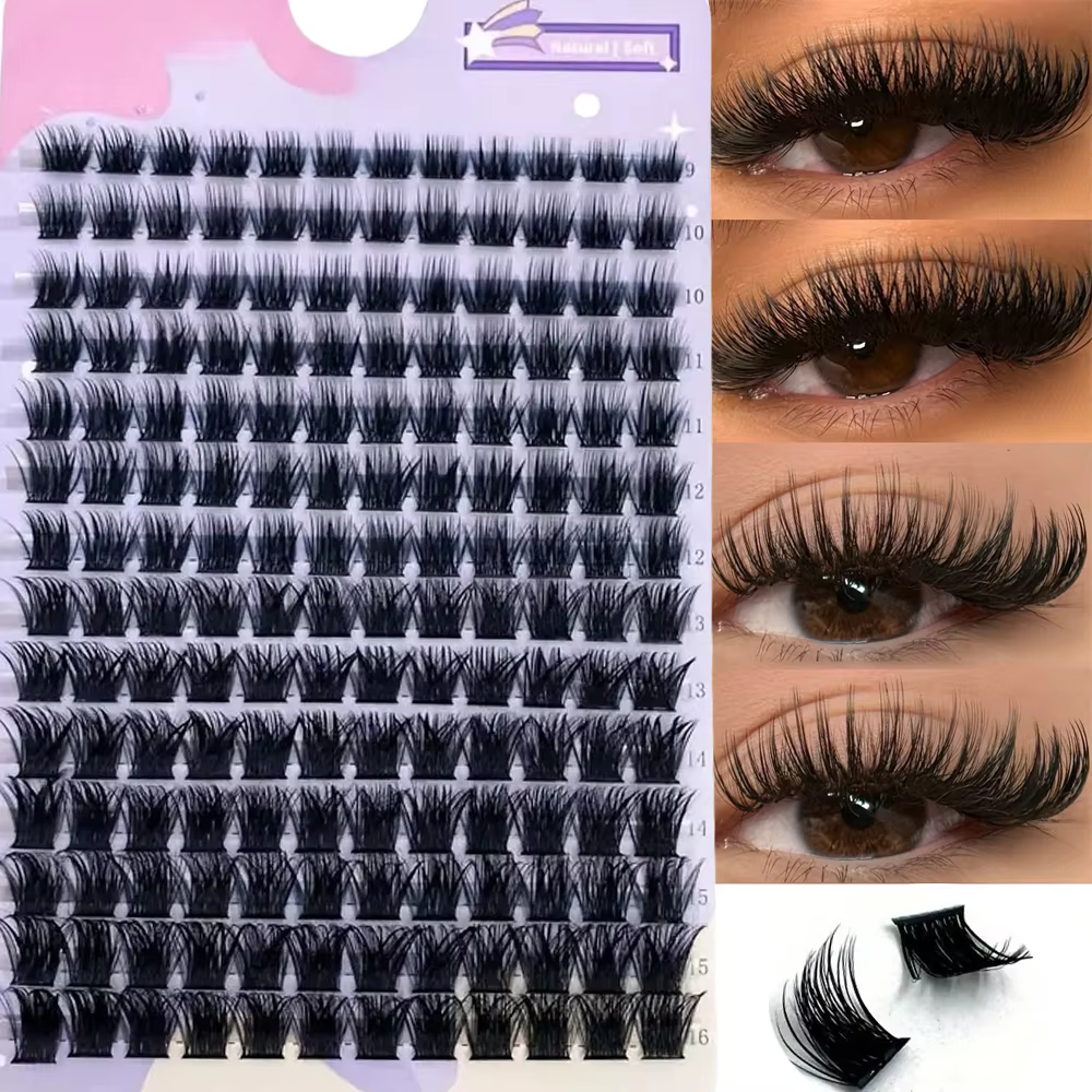 Faux cils en vison, 168 pièces