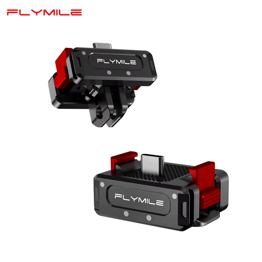 Base de charge à dégagement rapide Flymile pour DJI OSMO Pocket 4P/4/3, adaptateur de montage multifonctionnel en métal, base de bureau, accessoire