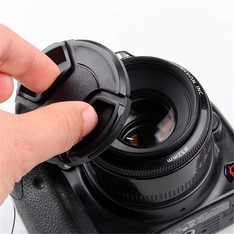 Capuchon d'objectif d'appareil photo de haute qualité, 40.5mm 49mm 52mm 55mm 58mm 62mm 67mm 72mm 77mm 82mm, capuchon d'objectif avant à pression pour appareil photo
