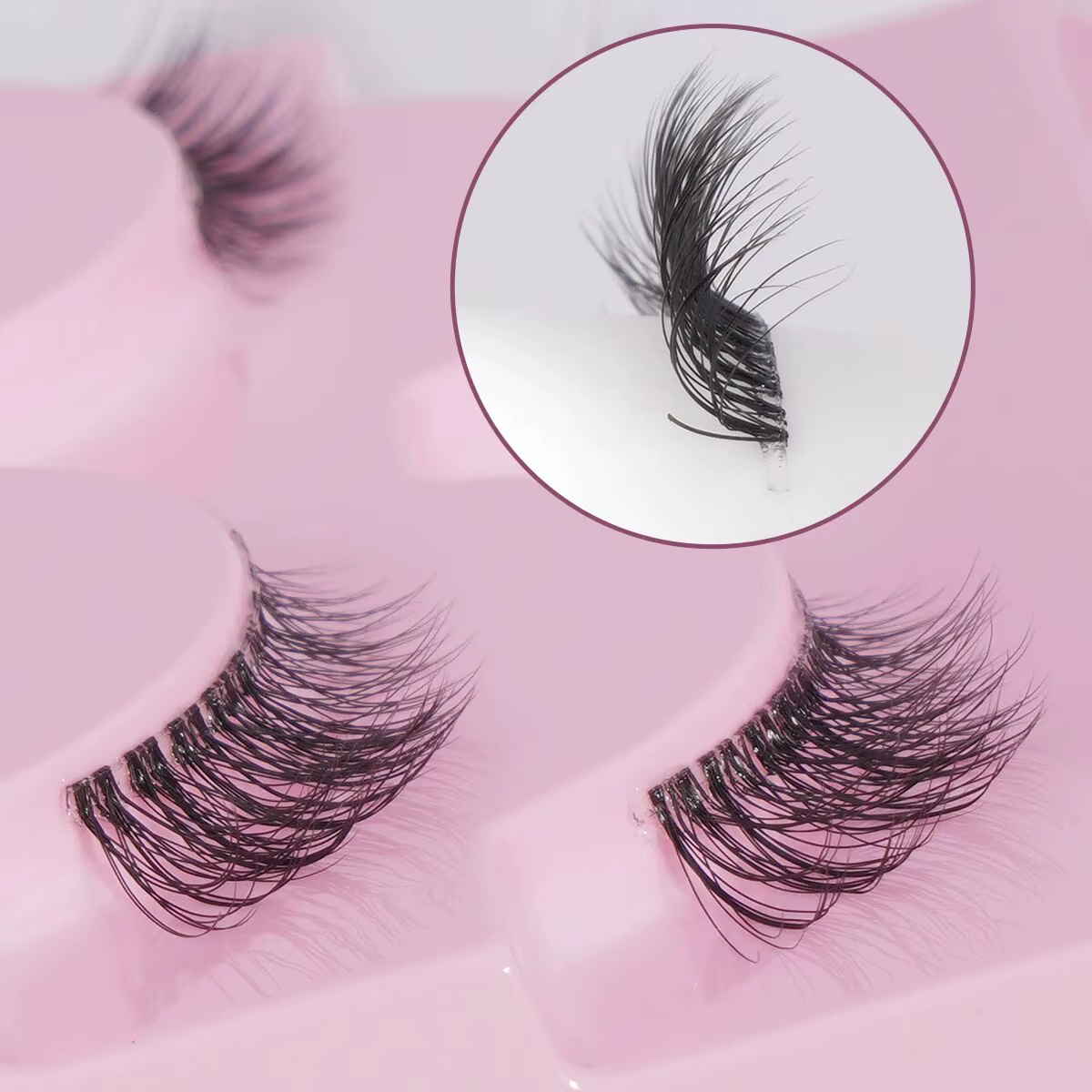 MAGEFY 5 paires demi faux cils Manga