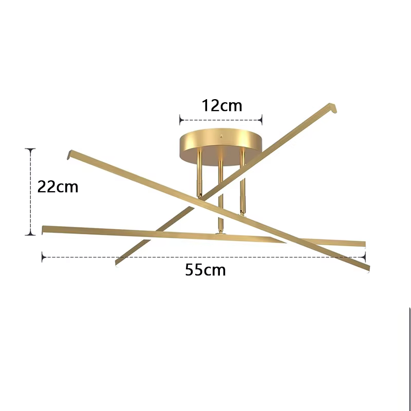 Plafonnier simple moderne chambre atmosphère duplex villa hall lampes nordiques minimaliste salon lampe chambre plafonniers