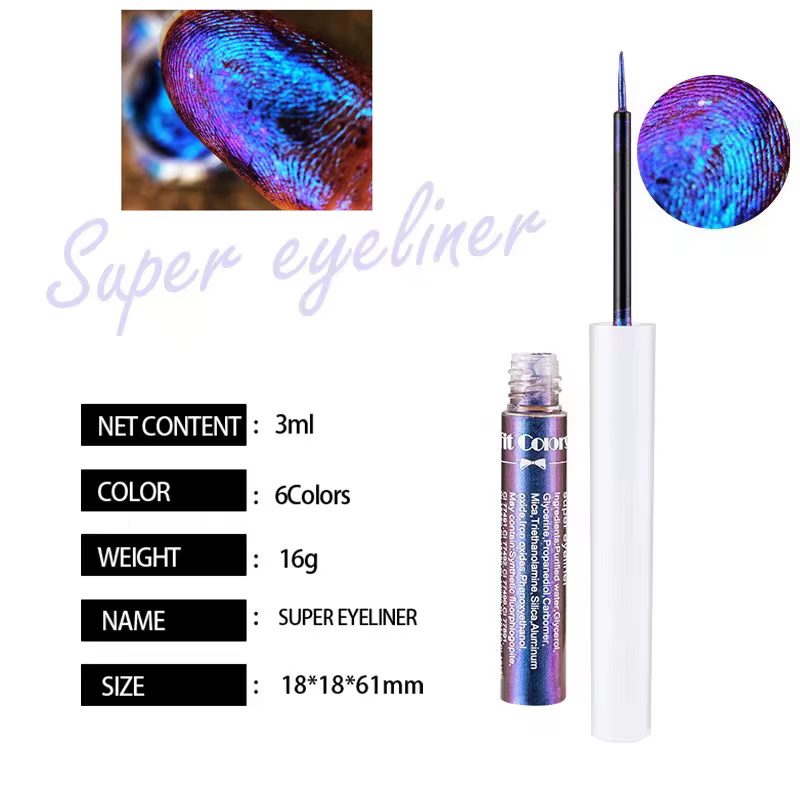 Ensemble d'eyeliner liquide caméléon doré
