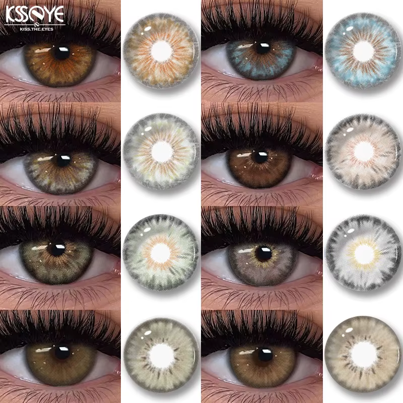 KSSEYE 1 paire de lentilles de Contact de couleur naturelle Cleopatra série 2.0 pour les yeux