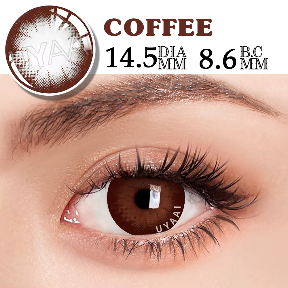UYAAI 15mm lentilles noires de grand diamètre