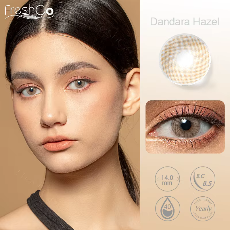 Haute qualité! Freshgo lentilles de Contact de couleur naturelle pour les yeux