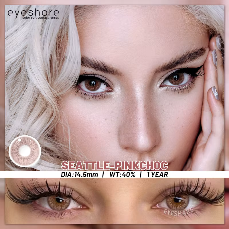 EYESHARE 1 paire de lentilles de contact de couleur pour les yeux contatos