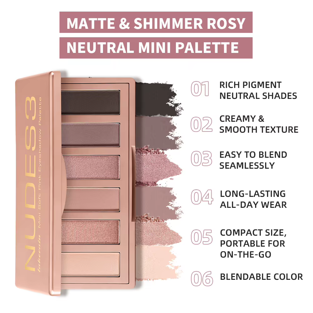 Palette de fards à paupières longue tenue