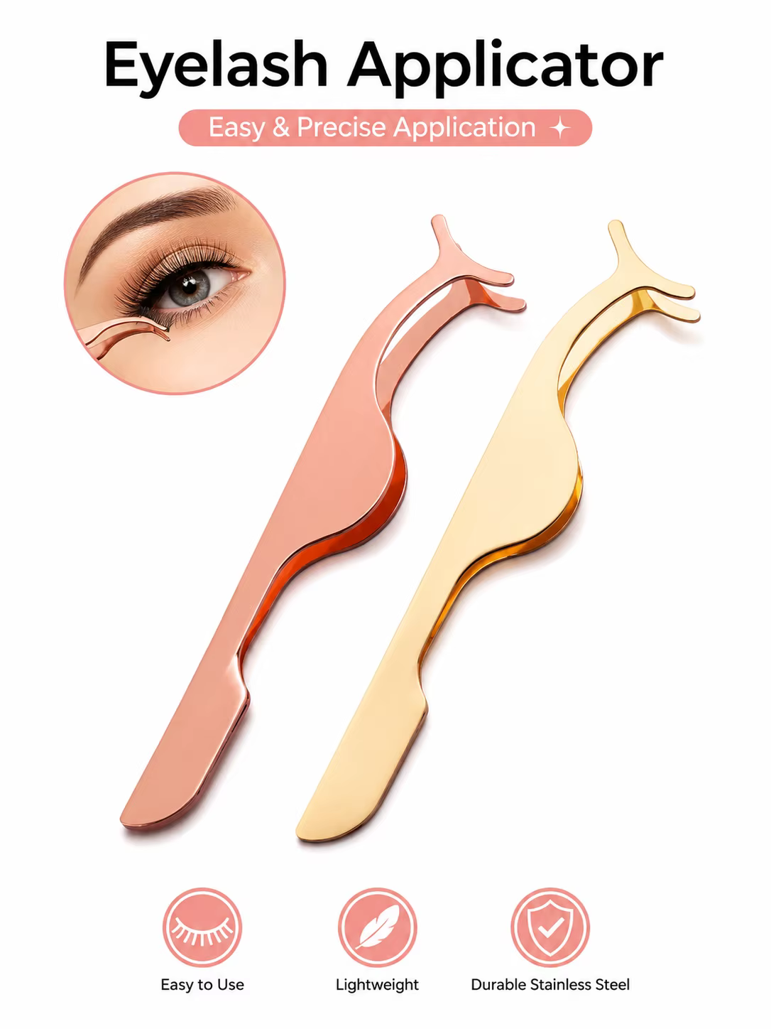 Pince à cils, pince à faux cils