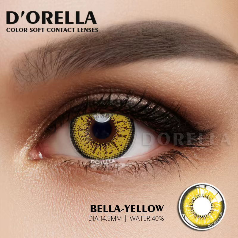 D'ORELLA-Lentilles de Contact Colorées pour les Yeux