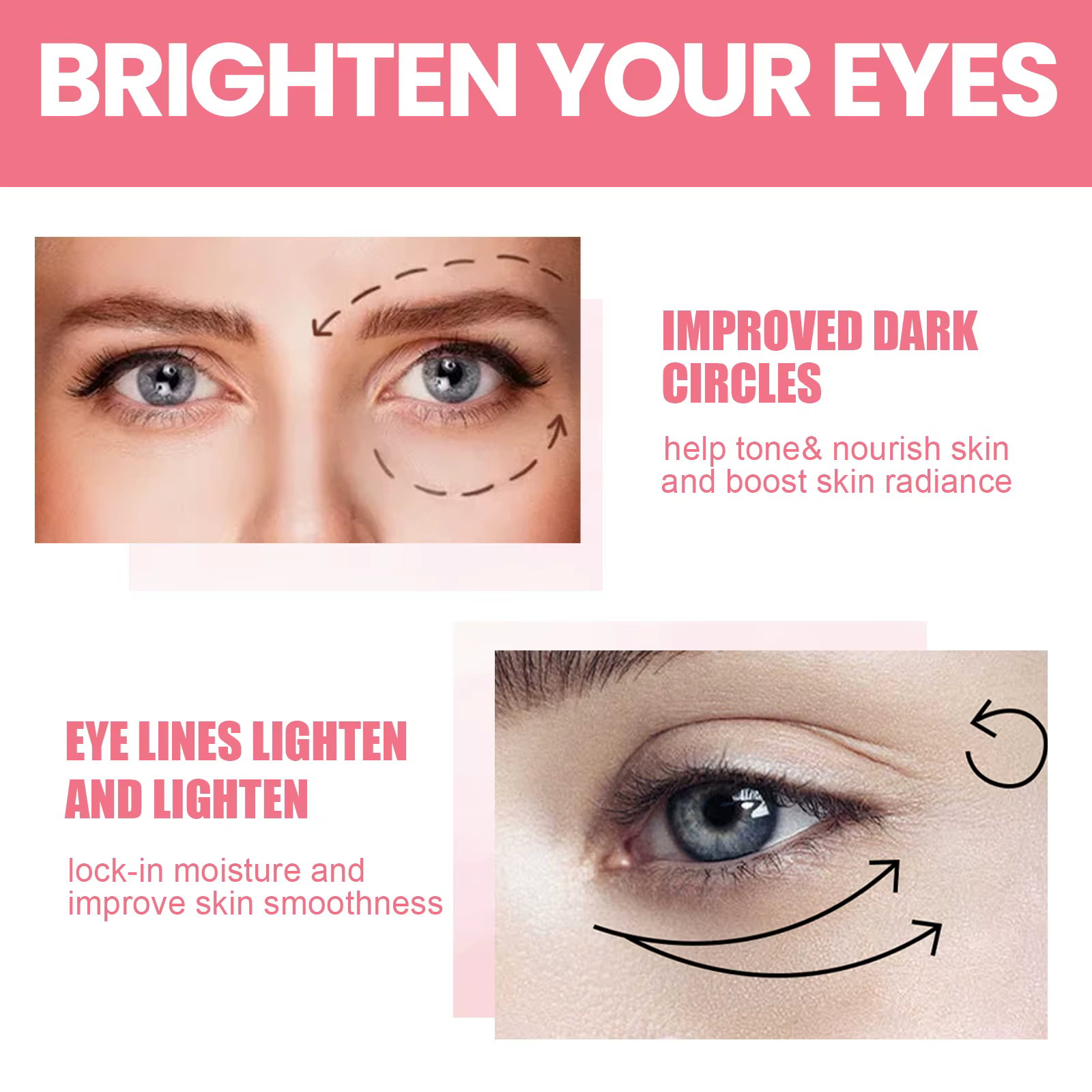 Baume pour les yeux de rose musquée Extra pour femmes