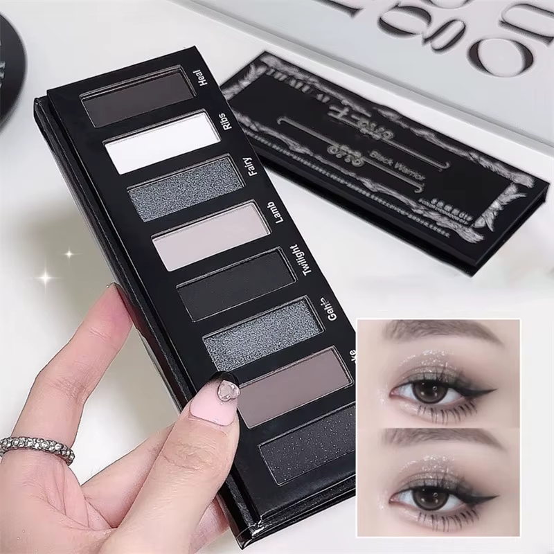 Palette de fards à paupières fumés 8 couleurs