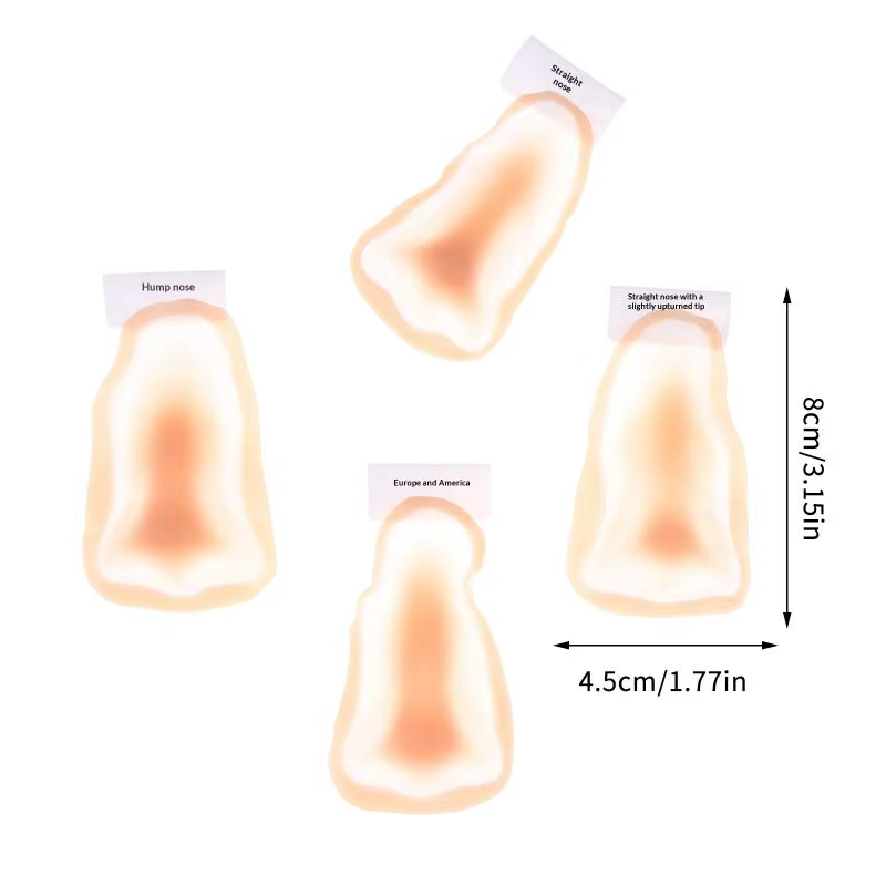 Faux nez en silicone professionnel pour maquillage, effets spéciaux, respectueux de la peau, naturel, réutilisable, pour maquillage de scène, prothèse faciale