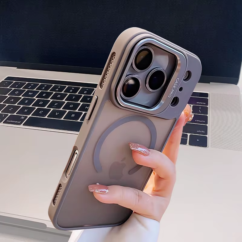 Étui couleur officiel pour iphone 17 pro max, Air 16 15 14 13 12 11 Pro Max pour Magsafe, support de Charge sans fil, couvercle d'objectif